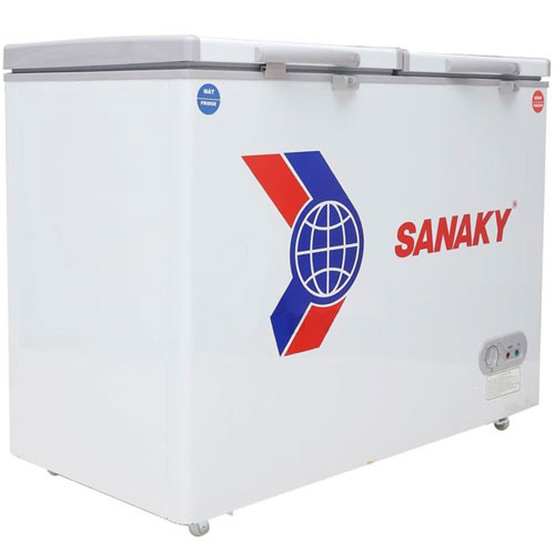 Tủ đông Sanaky SNK-370W dàn nhôm model mới dung tích 370 lít
