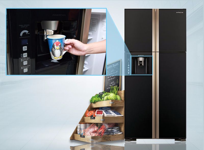 Giới thiệu tủ lạnh Hitachi R-W660FPGV3X GBK