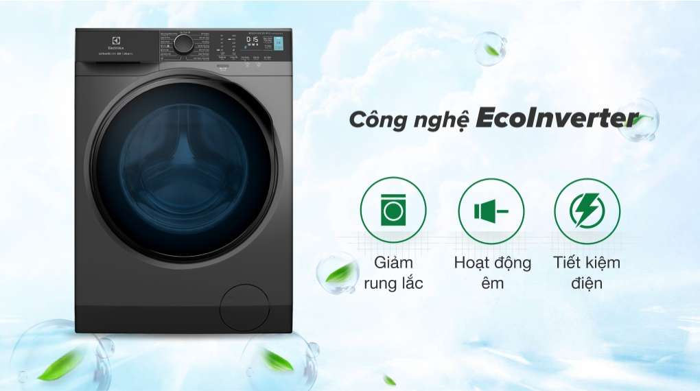 Máy giặt Electrolux 9kg - Tiết kiệm điện, vận hành ổn định với công nghệ EcoInverter