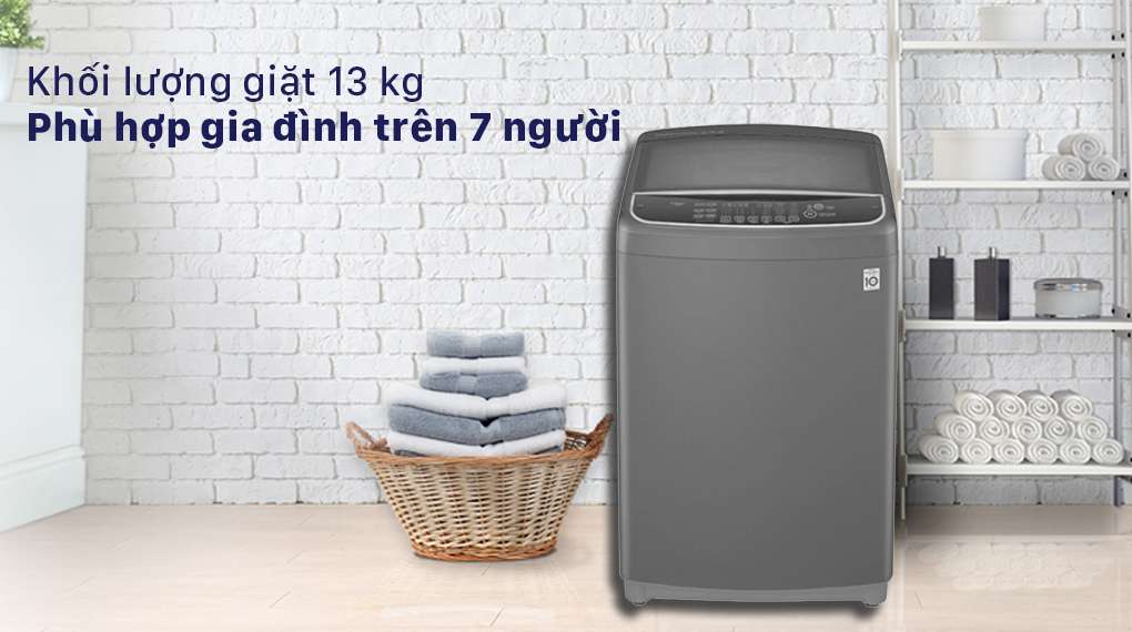 Máy giặt LG inverter - Khối lượng giặt 13 kg, dành cho gia đình trên 7 thành viên