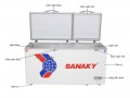 Tủ đông dàn nhôm Sanaky VH-568W1 2 ngăn 2 cánh mở - Chính hãng#1