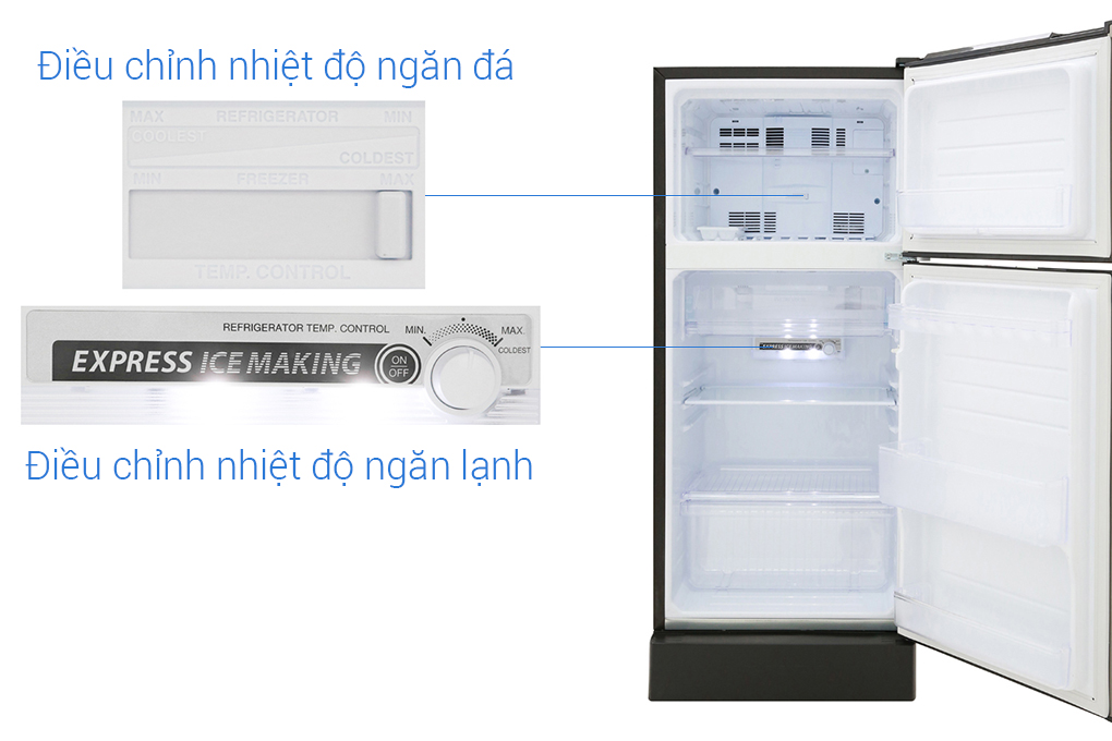 Tủ lạnh Sharp Inverter 150 lít SJ-X176E-SL - Chính hãng 8