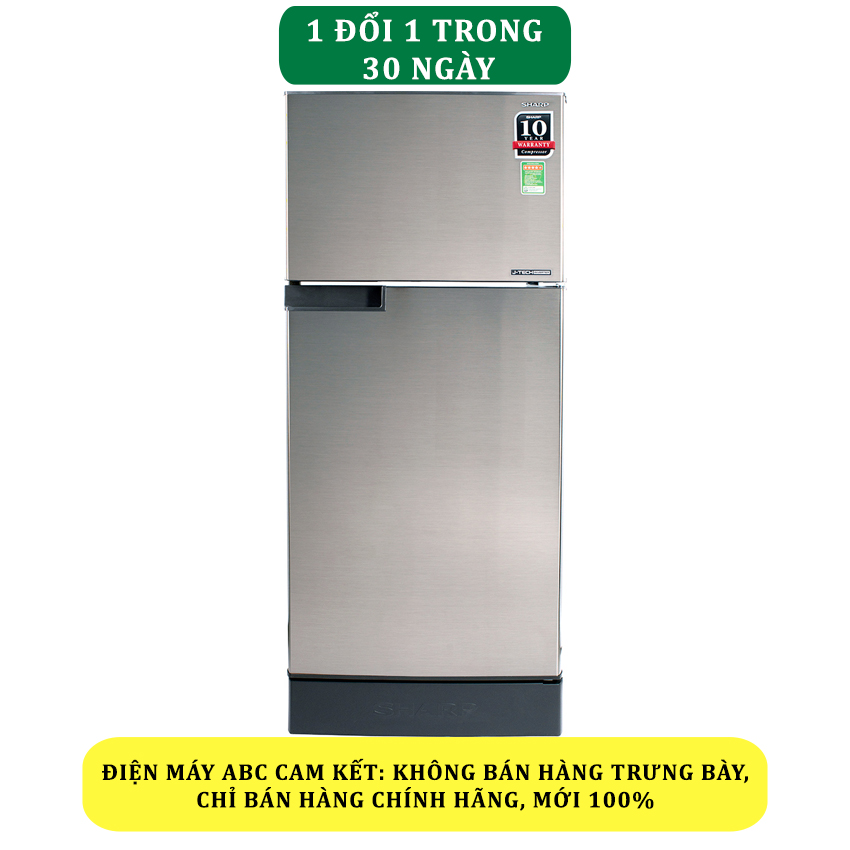 Tủ lạnh Sharp Inverter 150 lít SJ-X176E-SL - Chính hãng 