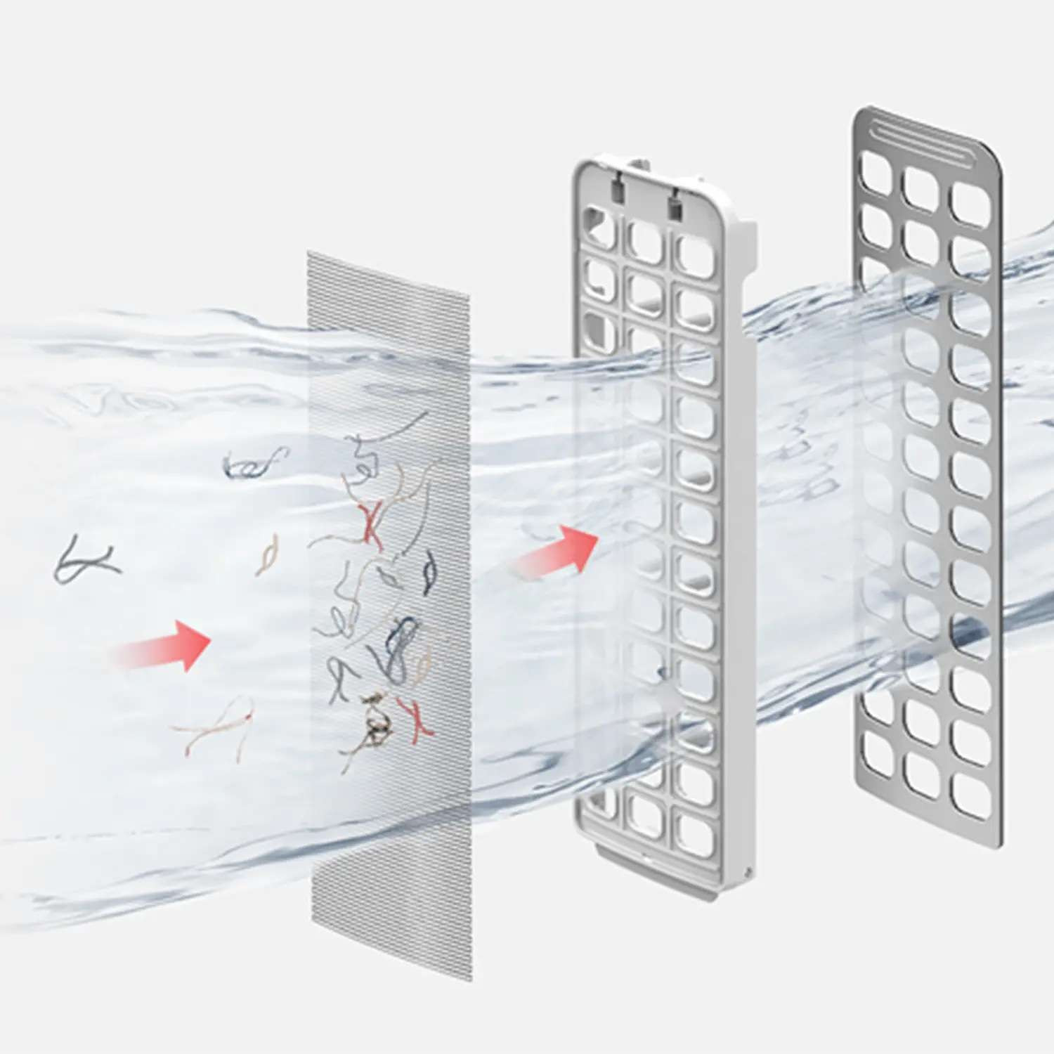 Toshiba AW-T26D1400TV(MG) - Bộ lọc sợi vải, bền bỉ hiệu quả