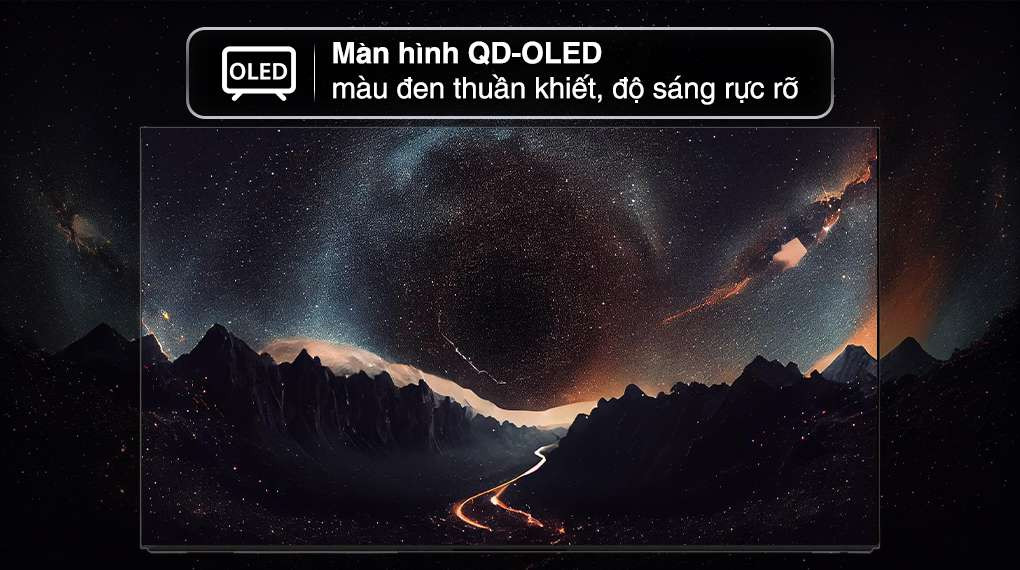 Tivi Sony K-55XR80M2 - Màn hình QD-OLED mang đến màu đen tuyệt đối, độ sáng rực rỡ và chi tiết sắc nét
