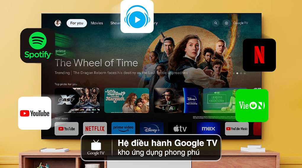 Giá tivi Sony mới nhất 2026 - Hệ điều hành