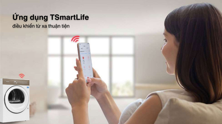 Máy sấy bơm nhiệt Toshiba - Tiện ích