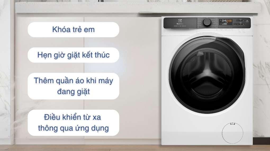 Máy giặt sấy Electrolux - Tiện ích