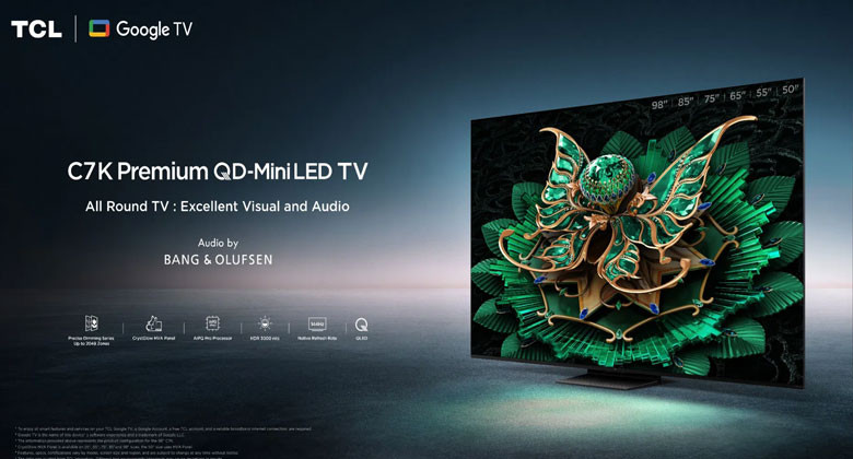Google Tivi QD-Mini LED TCL AI 4K 55 inch 55C7K
