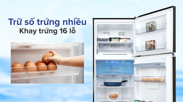 Tủ lạnh Panasonic Econavi - Thoải mái với việc lưu trữ số lượng trứng nhiều với khay 16 lỗ