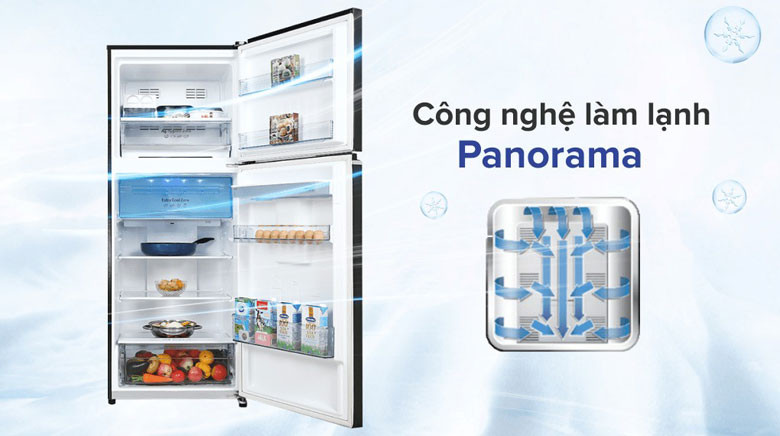 Giá tủ lạnh Panasonic - Làm lạnh thực phẩm toàn diện với công nghệ vòng cung Panorama