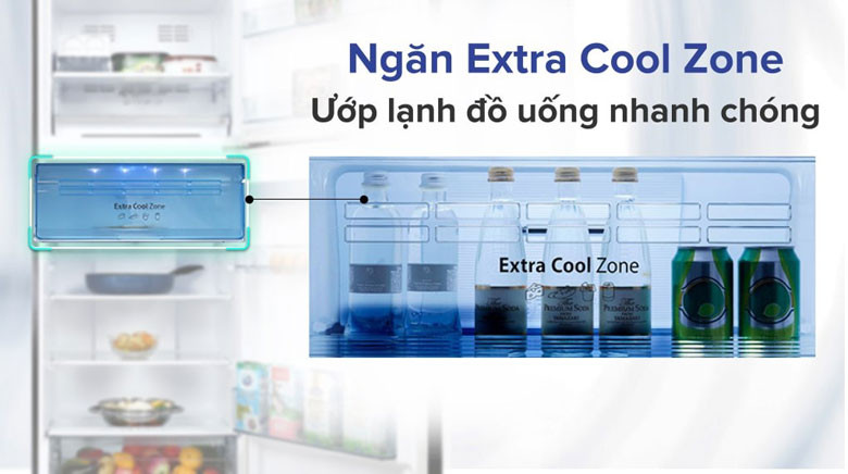 Tủ lạnh NR-TX461GPKV - Ướp lạnh đồ uống nhanh chóng nhờ ngăn Extra Cool Zone 