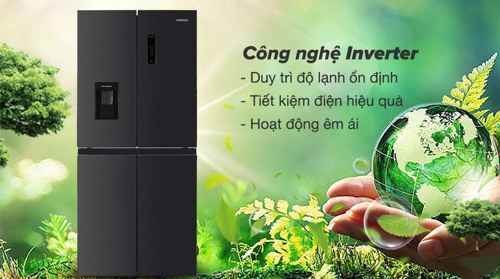 Tủ lạnh Hitachi Inverter HR4N7520DSWDXVN - Công nghệ tiết kiệm điện