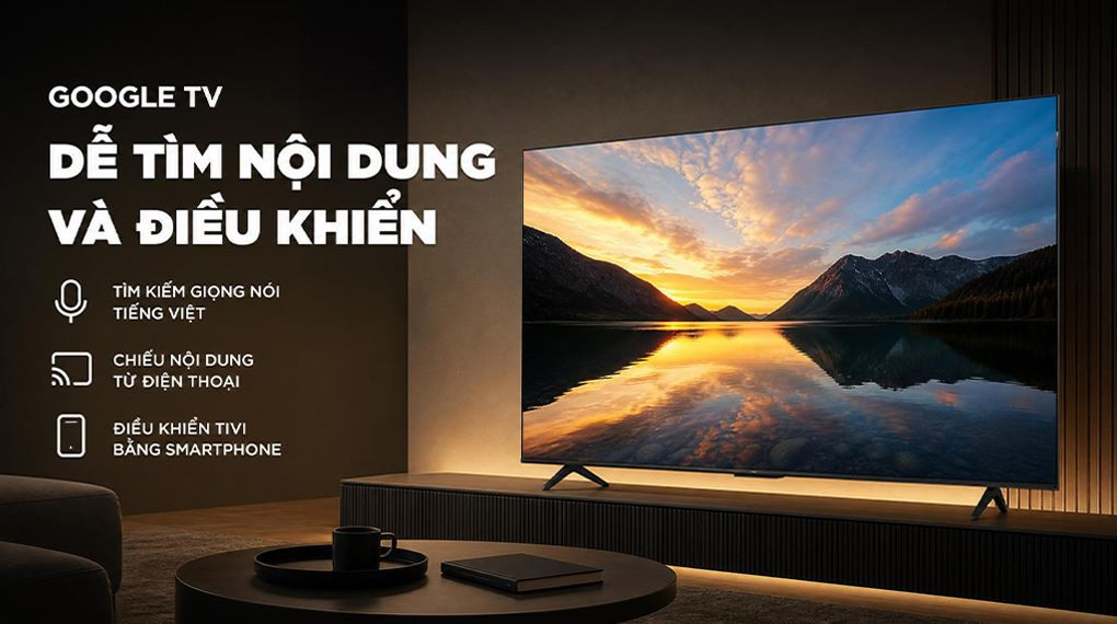 65P7L - Google tivi dễ tìm nội dung và điều khiển