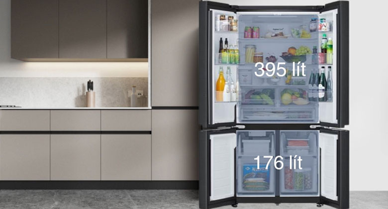 Tủ lạnh LG Inverter 571 lít Multi Door LFD58BLMA