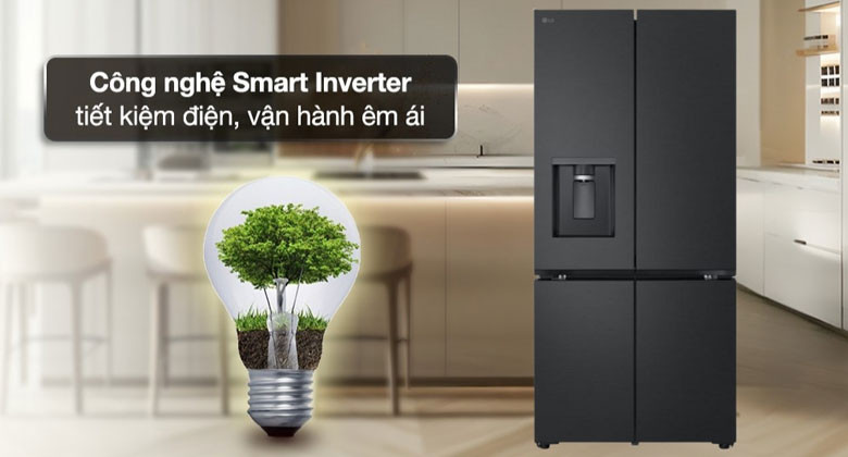 Tủ lạnh LG Inverter 571 lít Multi Door LFD58BLMA