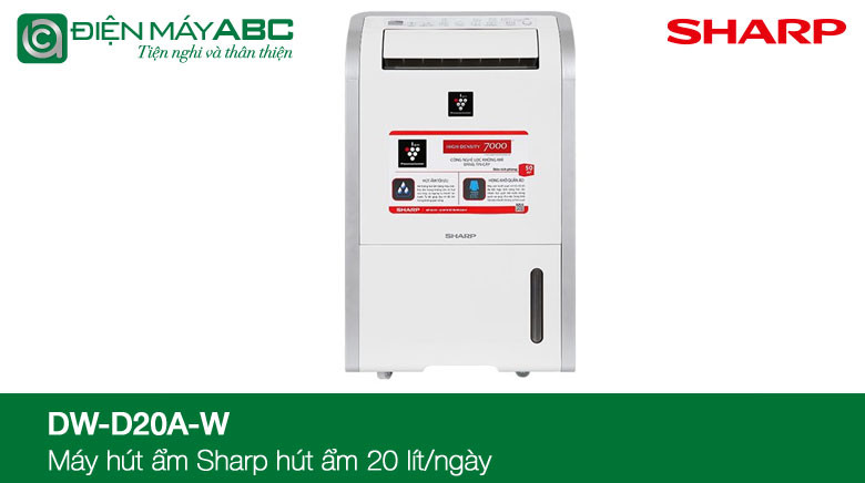 hút ẩm sharp d20a