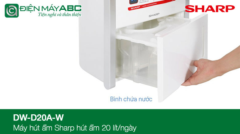 máy hút ẩm sharp d20a
