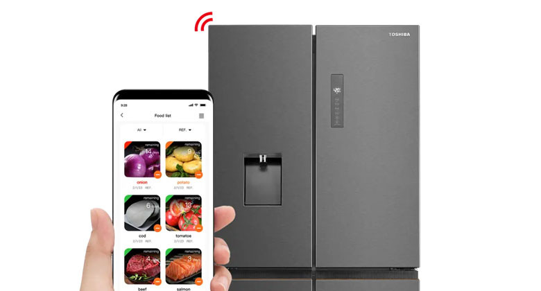 Tủ lạnh Toshiba 4 cánh GR-RF606WI-PMV(60)-AG - Quản lý thực phẩm