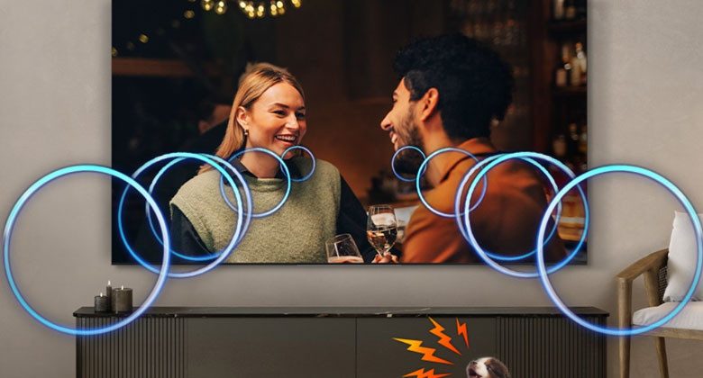 samsung 55q8f5 - Công nghệ Active Voice Amplifier