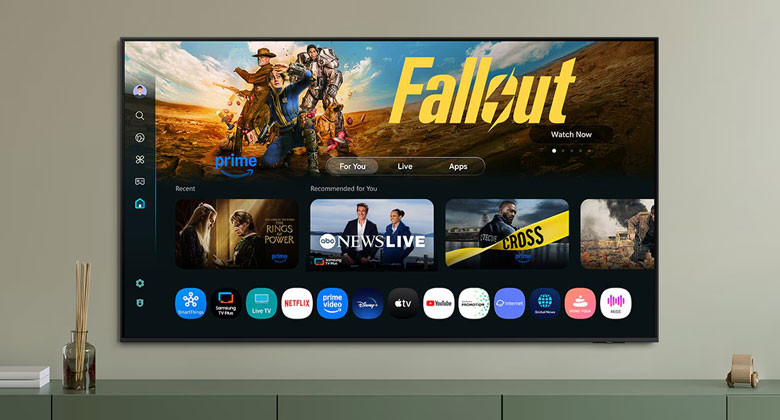 samsung 55 q8f5 qled - Hệ điều hành One UI Tizen