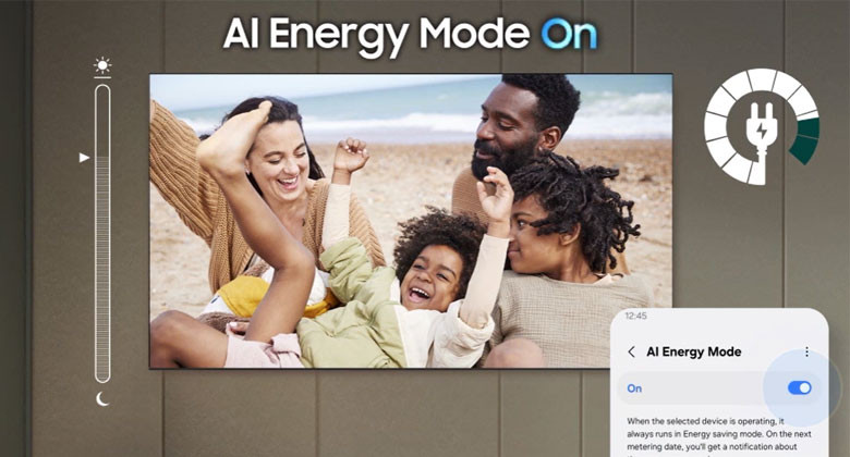 55q8f5 samsung - Chế độ tiết kiệm điện AI Energy