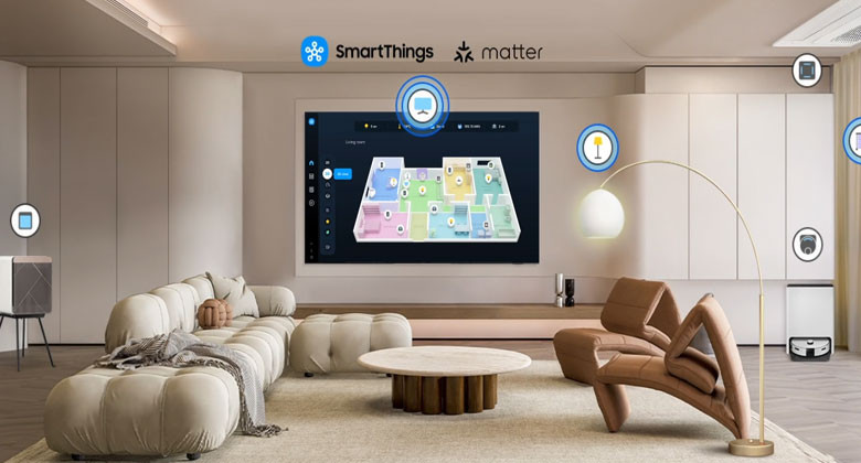 Tivi thông minh Samsung - Ứng dụng SmartThings