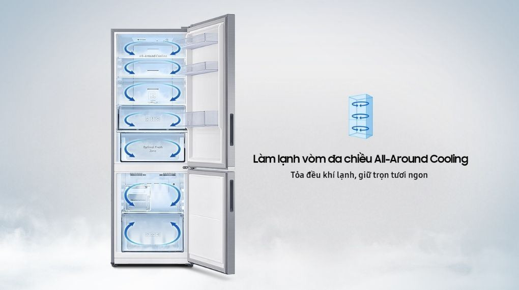 Tủ lạnh Samsung 2 cánh - Công nghệ làm lạnh hiện đại
