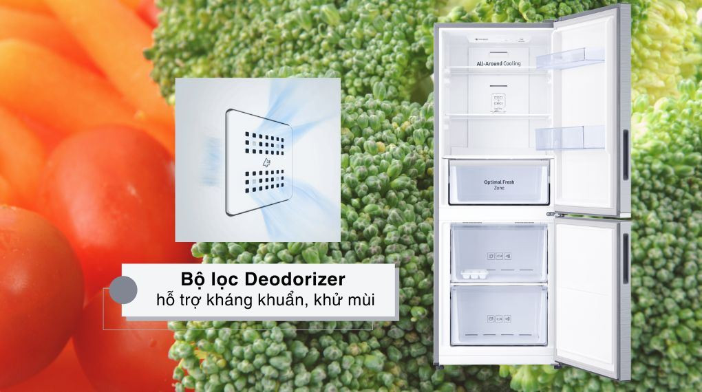 Tủ lạnh Samsung - Công nghệ kháng khuẩn - khử mùi