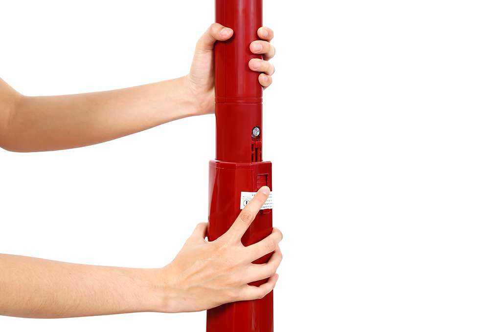 Quạt đứng Mitsubishi có thể thay đổi chiều cao tiện lợi, tùy chỉnh theo không gian và diện tích làm mát