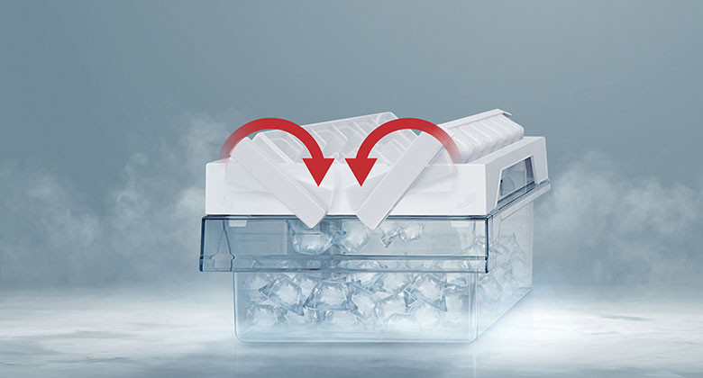 Tủ lạnh Hitachi inverter - Khay Đá Xoay