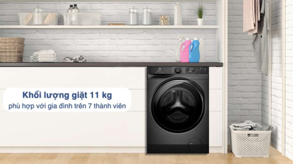 Máy giặt Electrolux 11kg EWF1143R7SC - Khối lượng giặt và chương trình