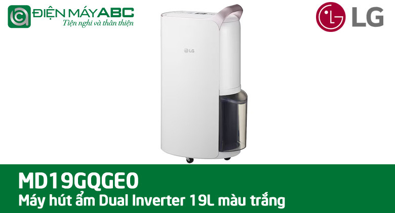 Đánh giá chí tiết máy hút ẩm LG dual inverter 19l MD19GQGE0