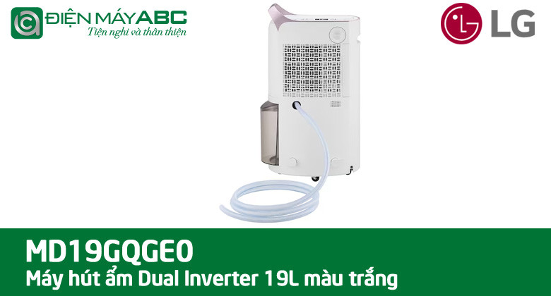 Đánh giá chí tiết máy hút ẩm LG dual inverter 19l MD19GQGE0
