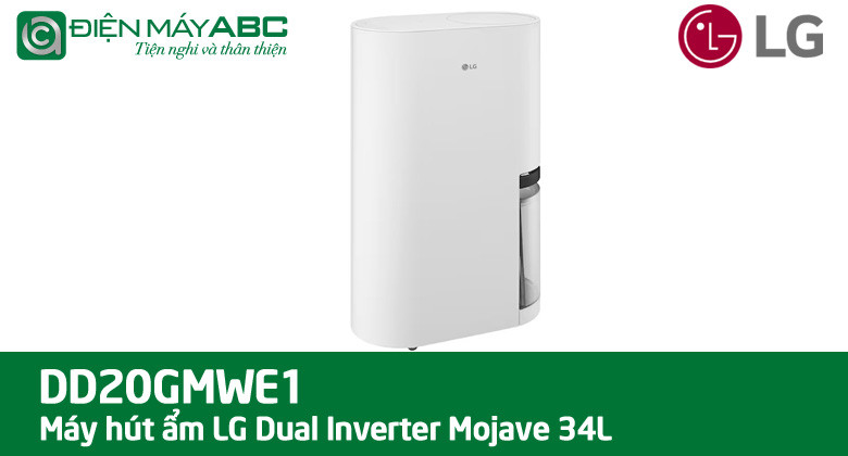 Máy hút ẩm LG dual inverter 34L giá bao nhiêu tiền?