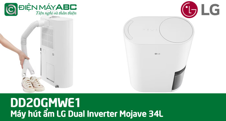 Máy hút ẩm LG dual inverter 34L giá bao nhiêu tiền?