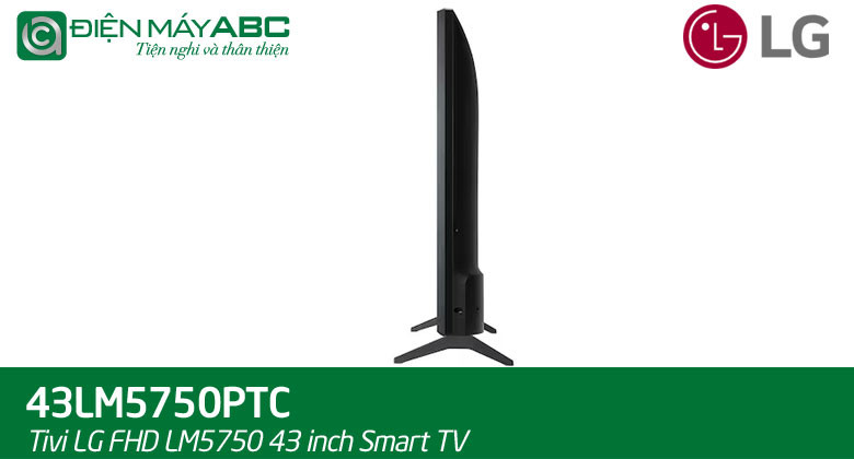 Giá tivi LG 43 inch 43LM5750PTC bao nhiêu tiền tại điện máy ABC