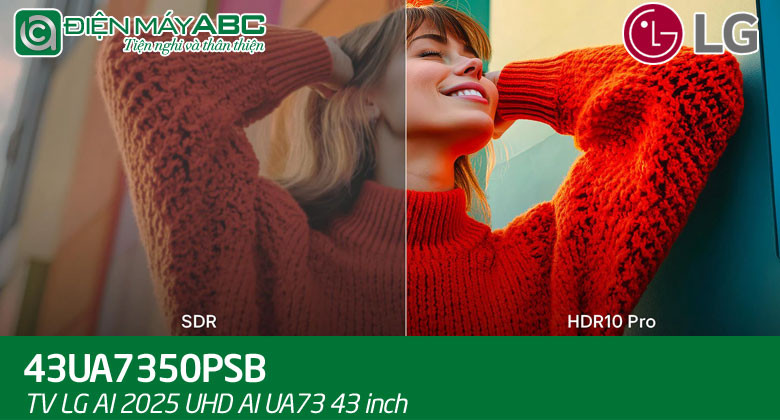 Giá tivi LG 43 inch điều khiển bằng giọng nói 43UA7350PSB tháng 11 năm 2025