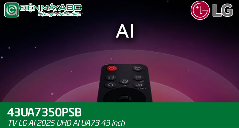 Giá tivi LG 43 inch điều khiển bằng giọng nói 43UA7350PSB tháng 11 năm 2025