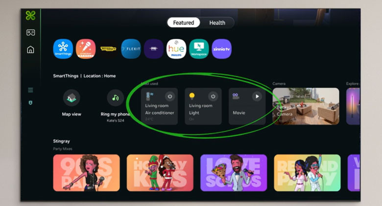 Samsung 43U8550F - Samsung Daily+