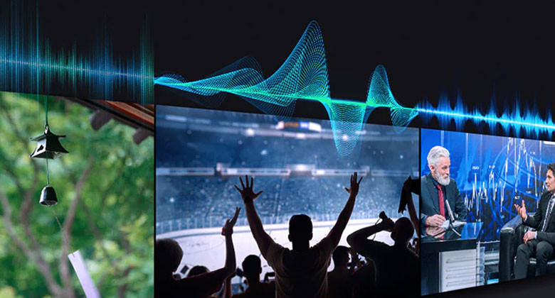 Tivi smart Samsung 55 inch 4K - Công nghệ Adaptive Sound