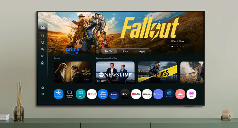 Samsung 65 U8550F Crystal UHD 4K Smart TV 2025 - Hệ điều hành One UI Tizen