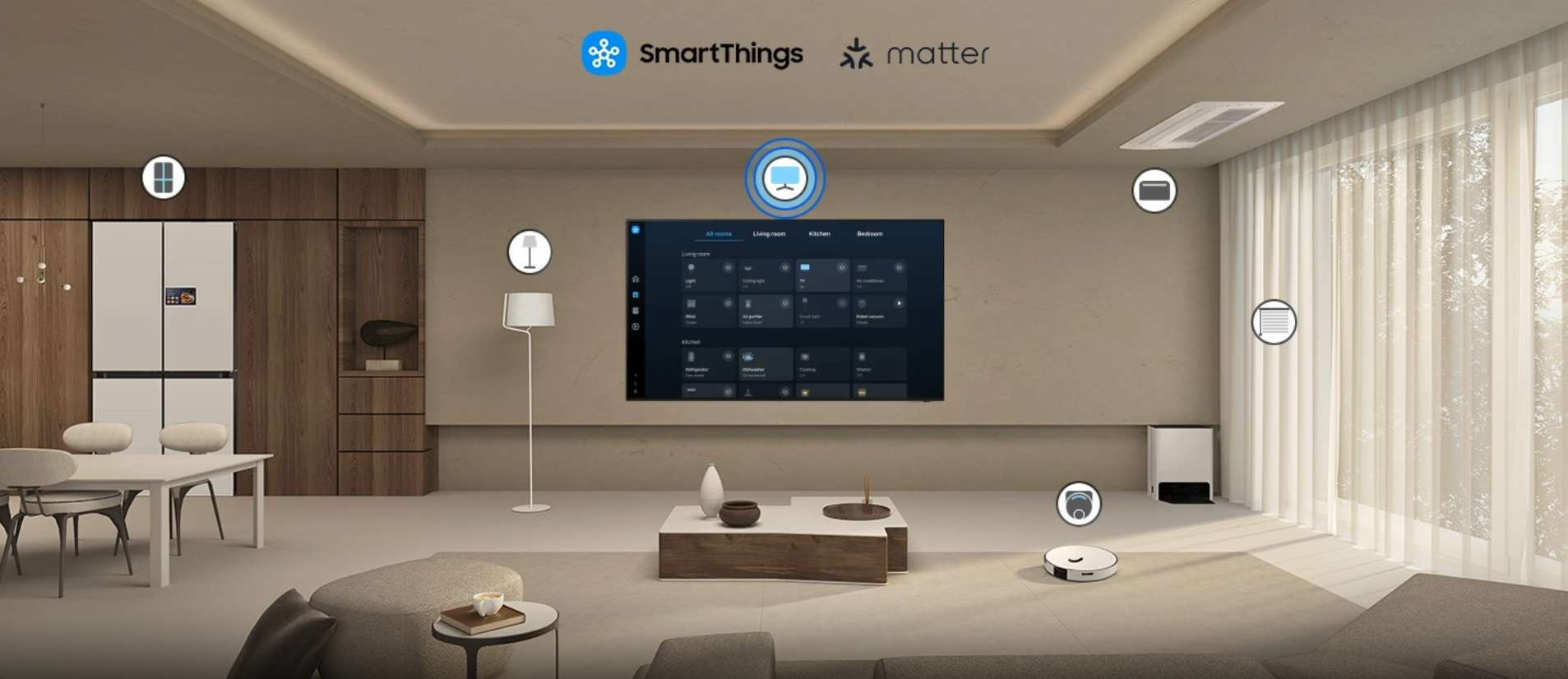 Giá tivi Samsung 65 inch - Ứng dụng SmartThings