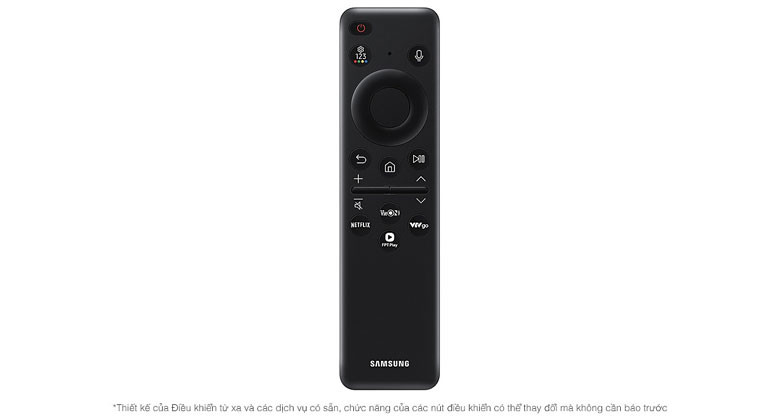 Tivi 55 inch - Điều khiển từ xa sạc bằng ánh sáng