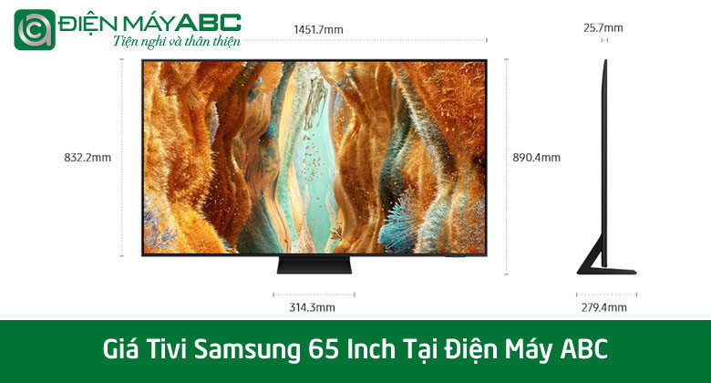 Cập Nhật Giá Tivi Samsung 65 In Tại Điện Máy ABC
