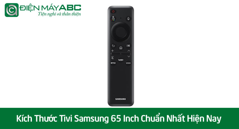 Kích thước tivi Samsung 65 inch