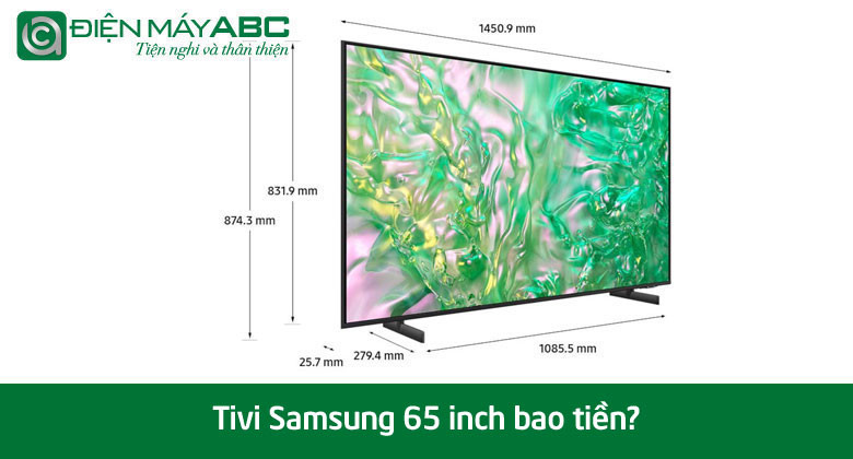 Tivi Samsung 65 inch bao tiền? Cập nhật giá 5 model đáng mua tháng 11 năm 2025