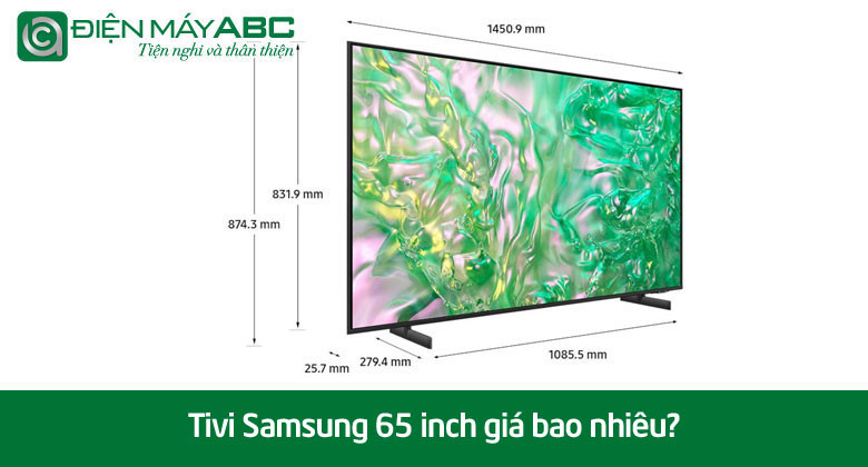 Tivi Samsung 65 inch giá bao nhiêu? Top 5 model đáng mua nhất năm 2025