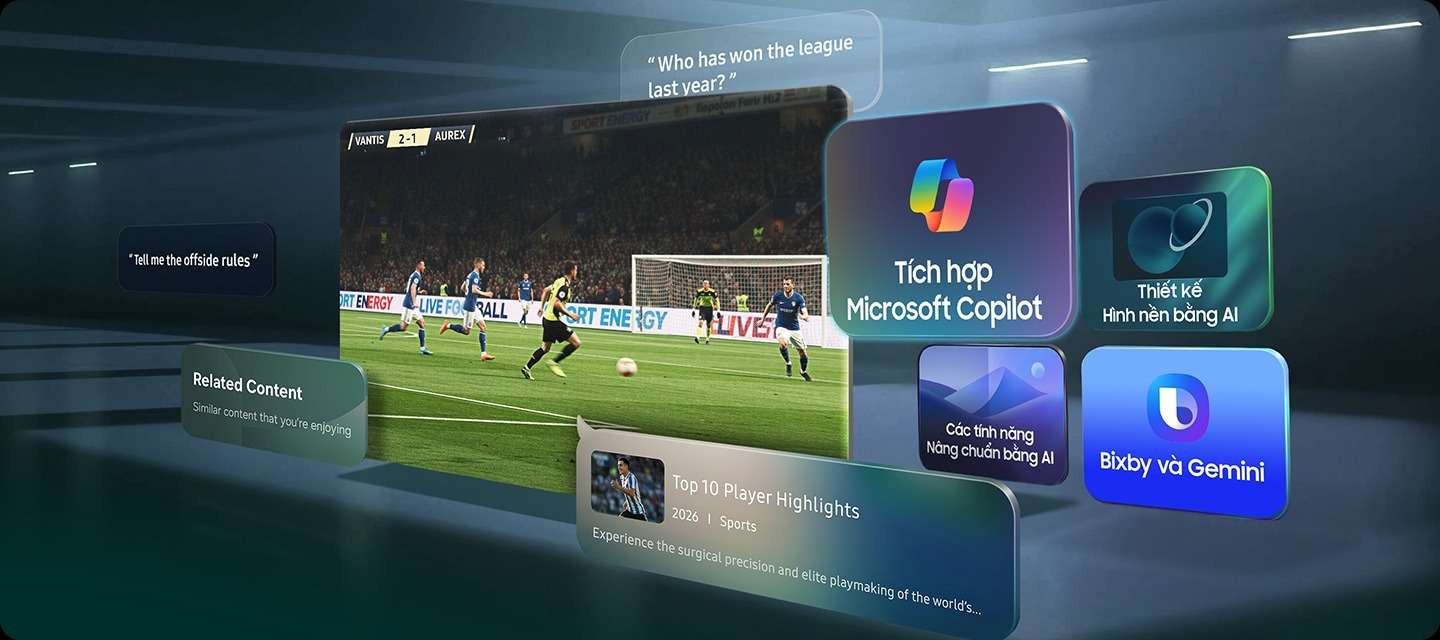 Tivi Samsung 85 inch U8500H - Giải đáp mọi câu hỏi với trợ lý AI của bạn.