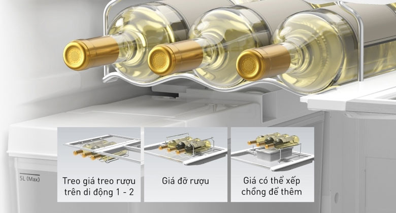 tủ lạnh panasonic inverter 650 lít prime+ edition multi door nr wy720zmmv